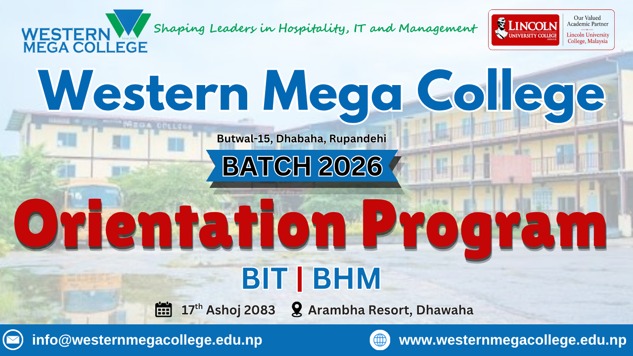 Western Mega College Orientation 2026